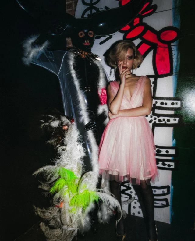 Danny Minnick’s “Dog Eat Dog” in The Mandrake’s corridors. ⁠
Painted wood, 2018⁠
⁠
Photo Credits⁠
Photography, Lighting, Post Production @lozfolio⁠
Styling & Creative direction @youngsweetboy⁠
In house production @andressaclaas⁠
Models: @isadenjoy⁠ @cokendrah⁠