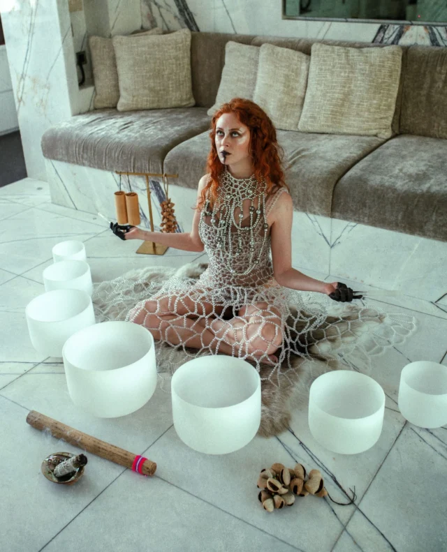In The Mandrake’s Penthouse, stillness takes center stage.⁠
⁠
Our Spiritual Wellbeing sessions invite you into rituals of sound, breath, and energy, curated to realign body, mind, and spirit.⁠
⁠
Each experience is designed to ground you in the present while opening space for renewal.⁠
⁠
Explore our Spiritual Wellbeing programme now via our website.⁠
⁠
Credits:⁠
⁠
Concept & Photo⁠ ⁠@brujaopala⁠
Styling⁠ @pavelanuska⁠
Pearl Beads Dress @_tlabel⁠
Mua⁠ @tmeasto⁠
Muse @helena.barlow98⁠ ⁠
Production @andressaclaas