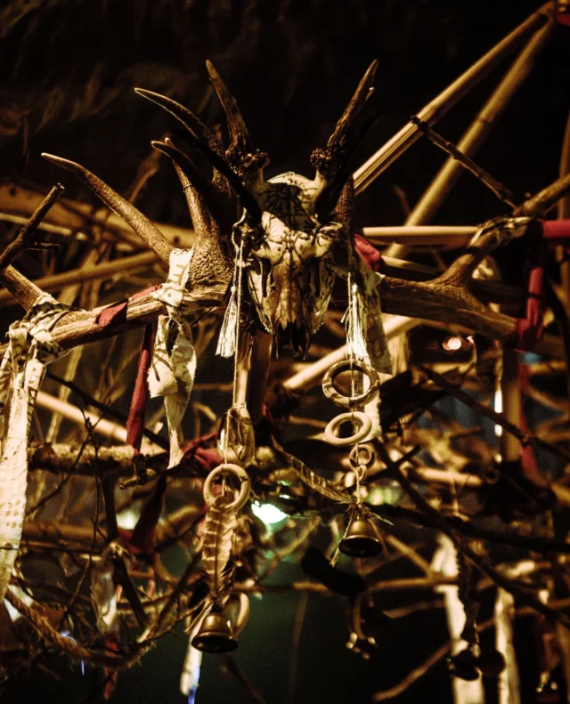 The Mandrake remains wrapped in the forest’s spell, shadows breathing, symbols whispering, and art lingering in every corner.⁠
⁠
At its heart stands the powerful installation by @runegraf, a living work that continues to cast its magic until after Halloween.⁠
⁠
We invite you to step inside and experience the Halloween spirit with us. ⁠
⁠
pics @shekhinah_ph