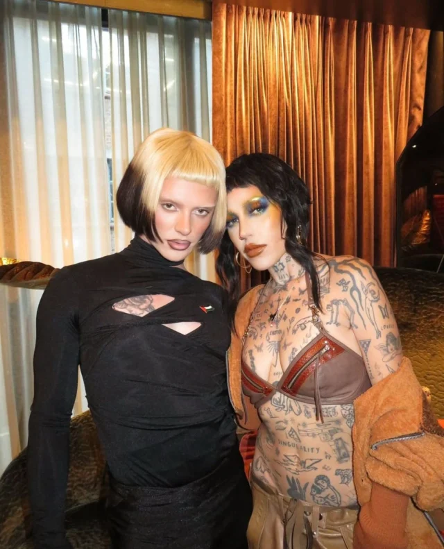 Brooke Candy and Bimini in The Library, moments from London Fashion Week that stayed with us.⁠
A night of style, attitude, and presence, only at The Mandrake⁠
⁠
@biminibabes @brookecandy⁠
Glam: @gweenryan & @byron_london